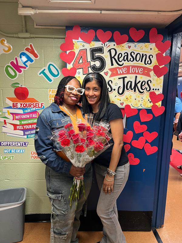Mrs Jakes and Mrs Rivera