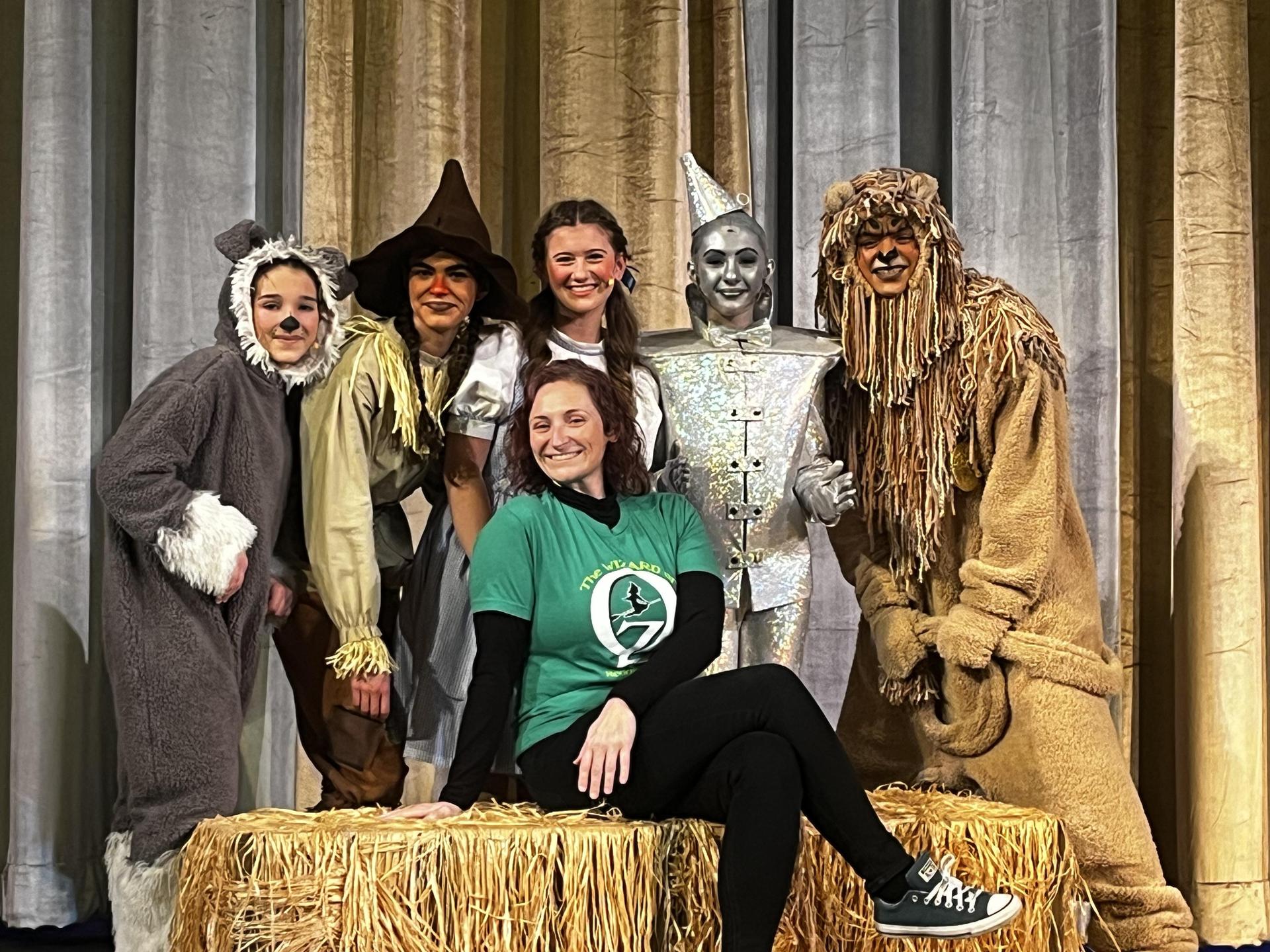 photos of choir and drama students