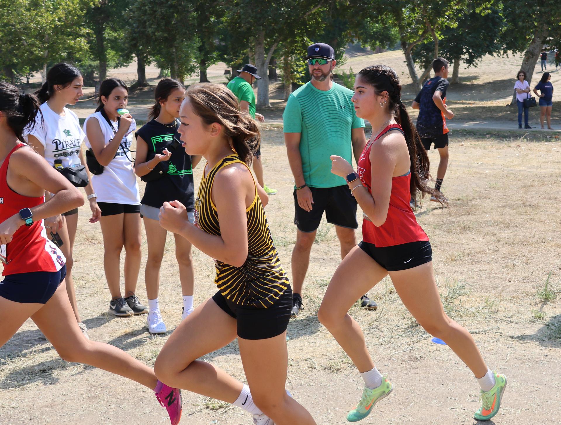 cross country runners in action at woodward park