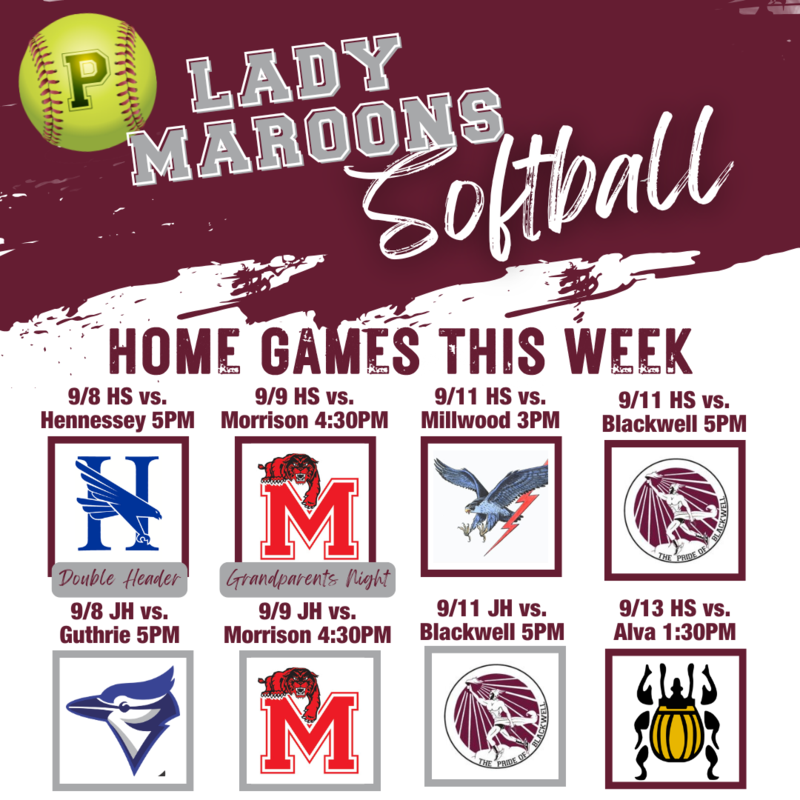 Softball schedule