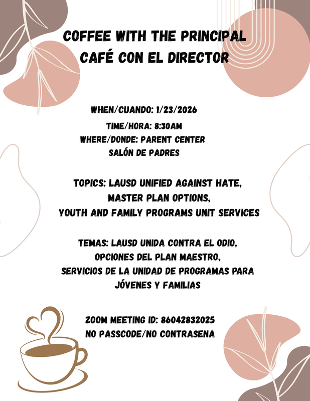Coffee with the Principal