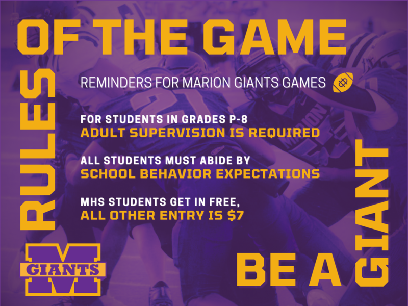 promo graphic - football game reminders