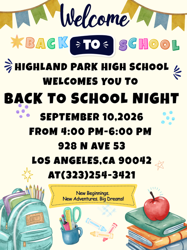 Back to School Night