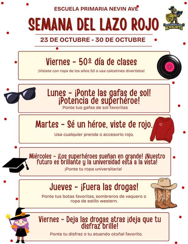 Semana de Liston Rojo - Espiritu Escolar