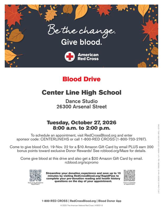 Blood drive Flyer