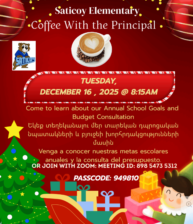Coffee With the Principal!