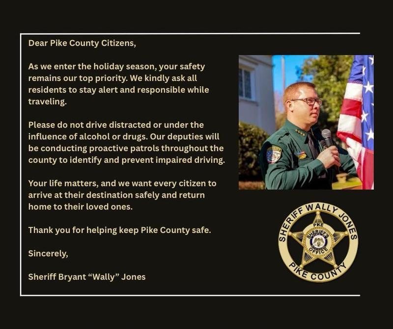 Pike County Sheriff’s Office Safety News
