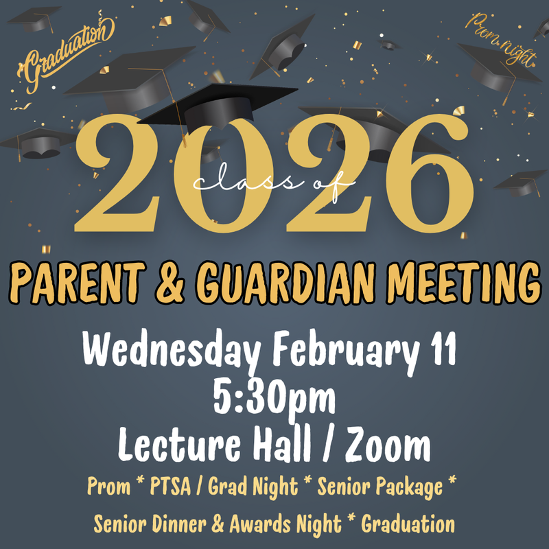 12th Grade Parent Meeting Feb. 11