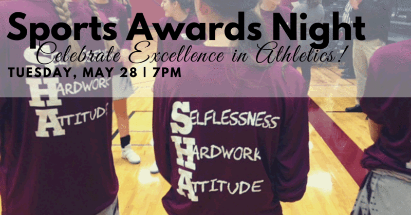 invite to Sports Awards Night