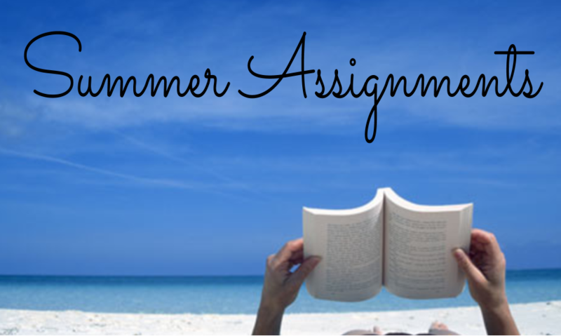 Click Here to Access Your Summer Assignments Featured Photo