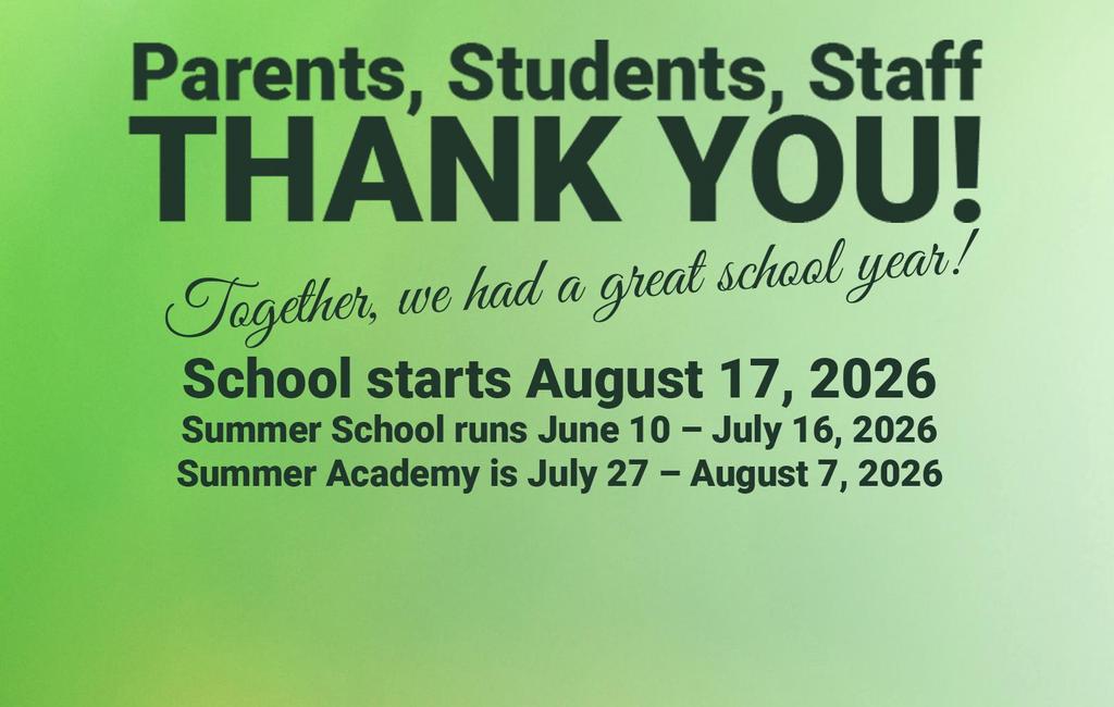 Thank you for a great year