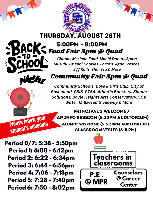 Back to School Night