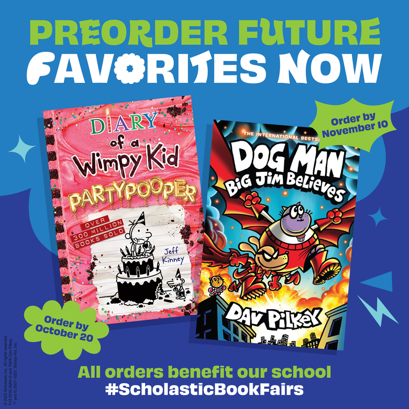 Preorder your books flier