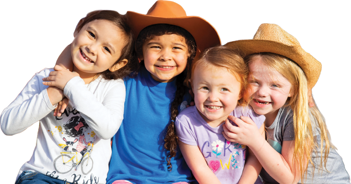 kids in cowboy outfits
