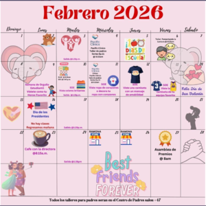 calendario de febrero