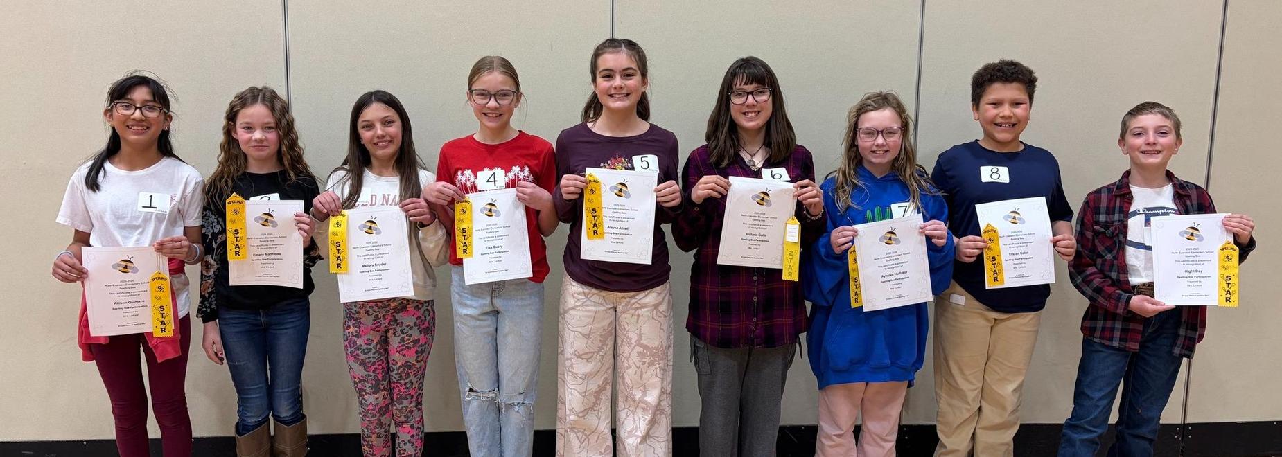 Congratulations to all the brilliant spellers who participated in this year&rsquo;s North 2026 Spelling Bee!