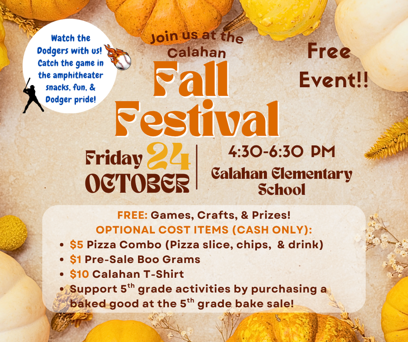 fall festival flyer