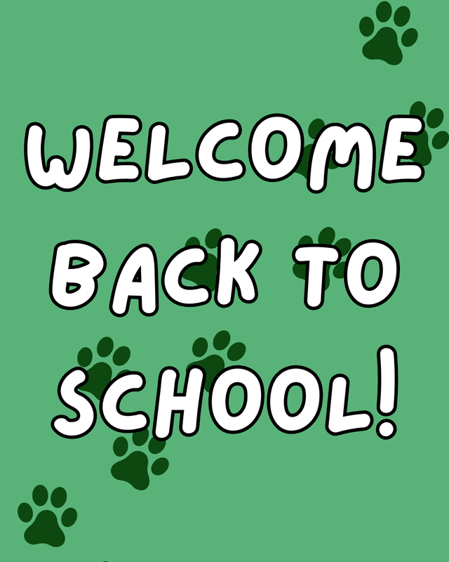 Welcome back to school!