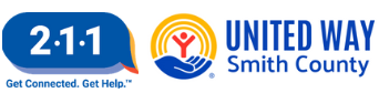 United Way Smith County 2-1-1 logo
