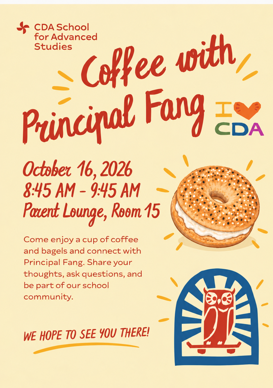 Coffee With Principal Fang