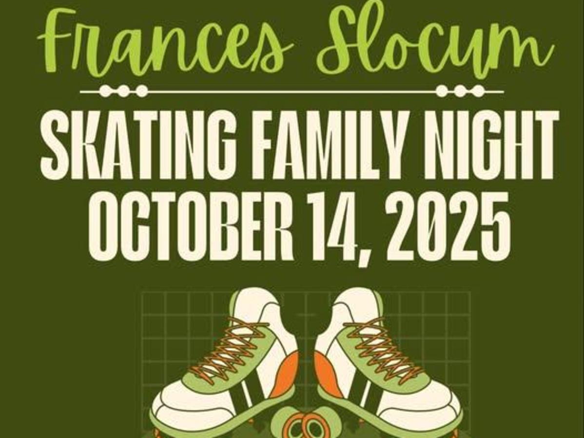 flier - Frances Slocum skating party - October 2025