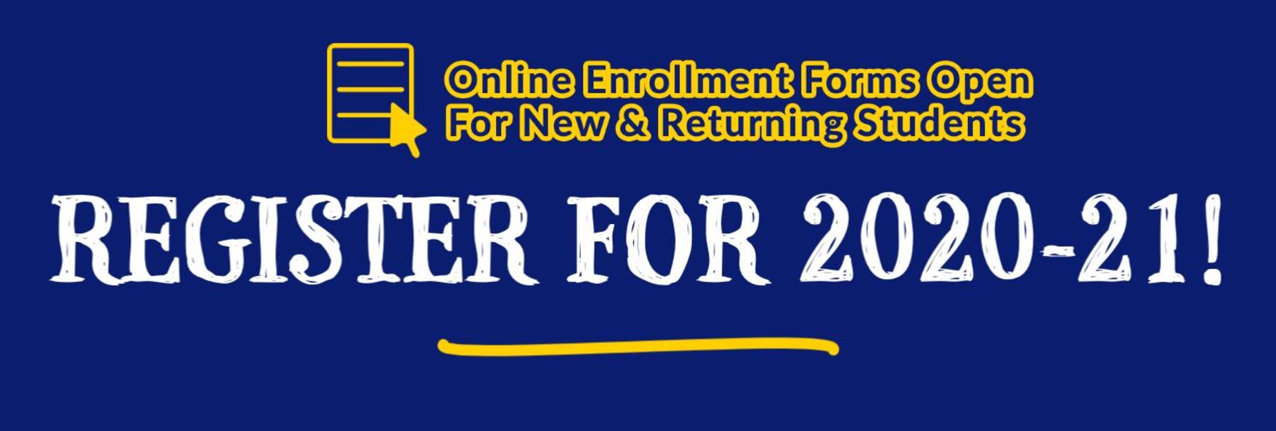 registration now open