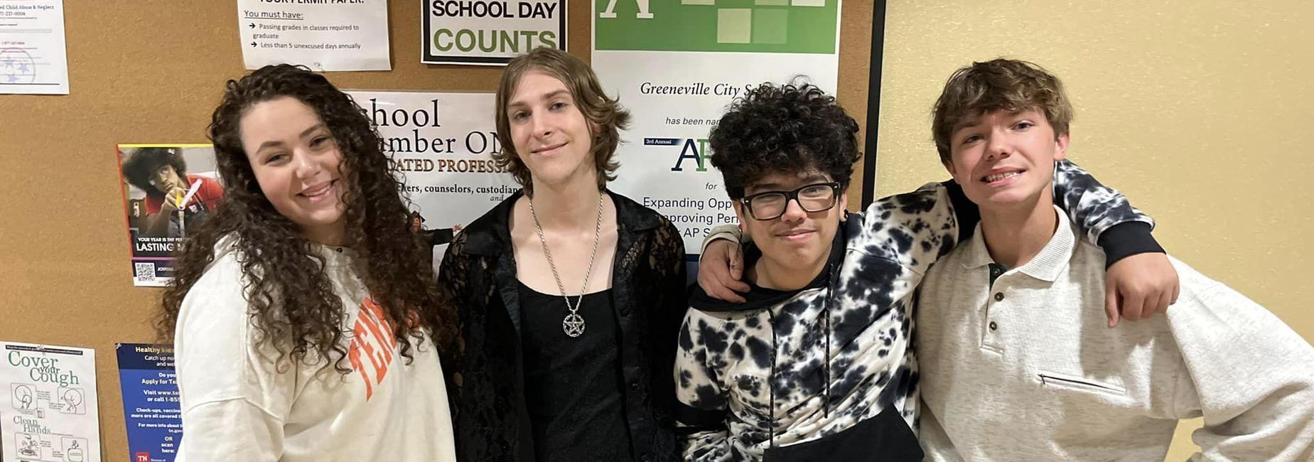 Students enjoying Spirit Week
