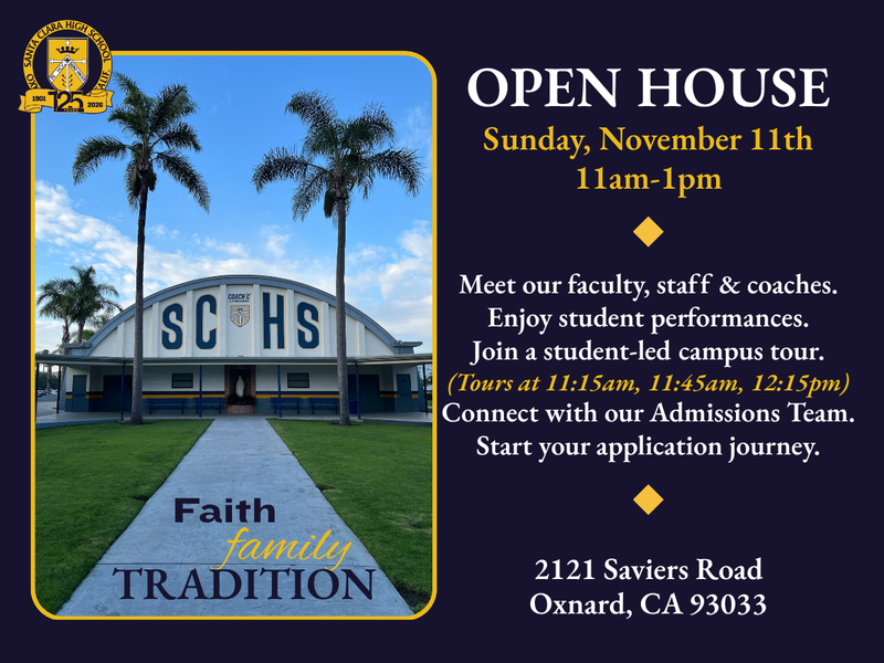 Open House - November 8th 11am