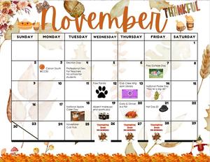 Nov. Calendar