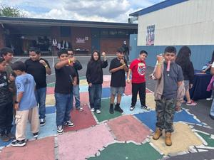 Students celebrating