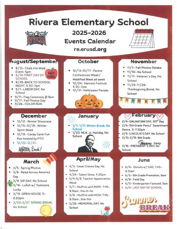 Event Calendar 2025-2026