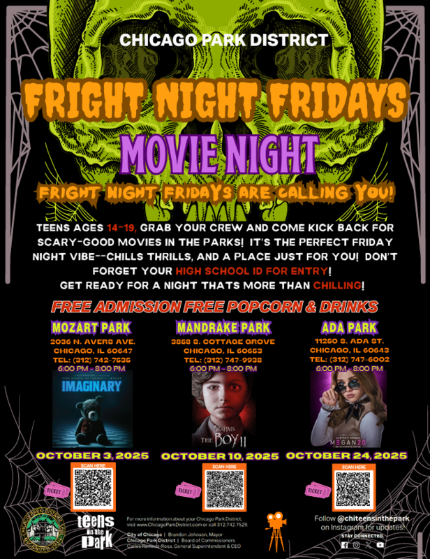 Fright Night Friday Movies in the Parks! Featured Photo