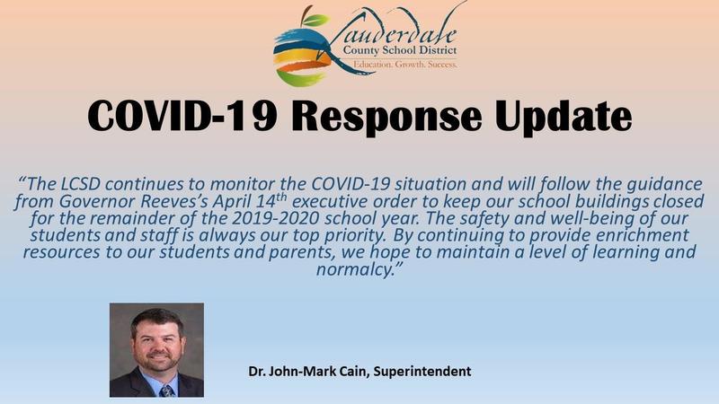 Superintendent Responds to Governor's 4/14 Order