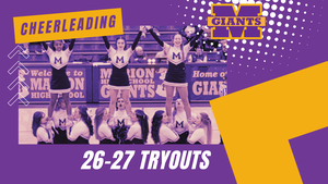 promo graphic - cheer tryouts 2026-27