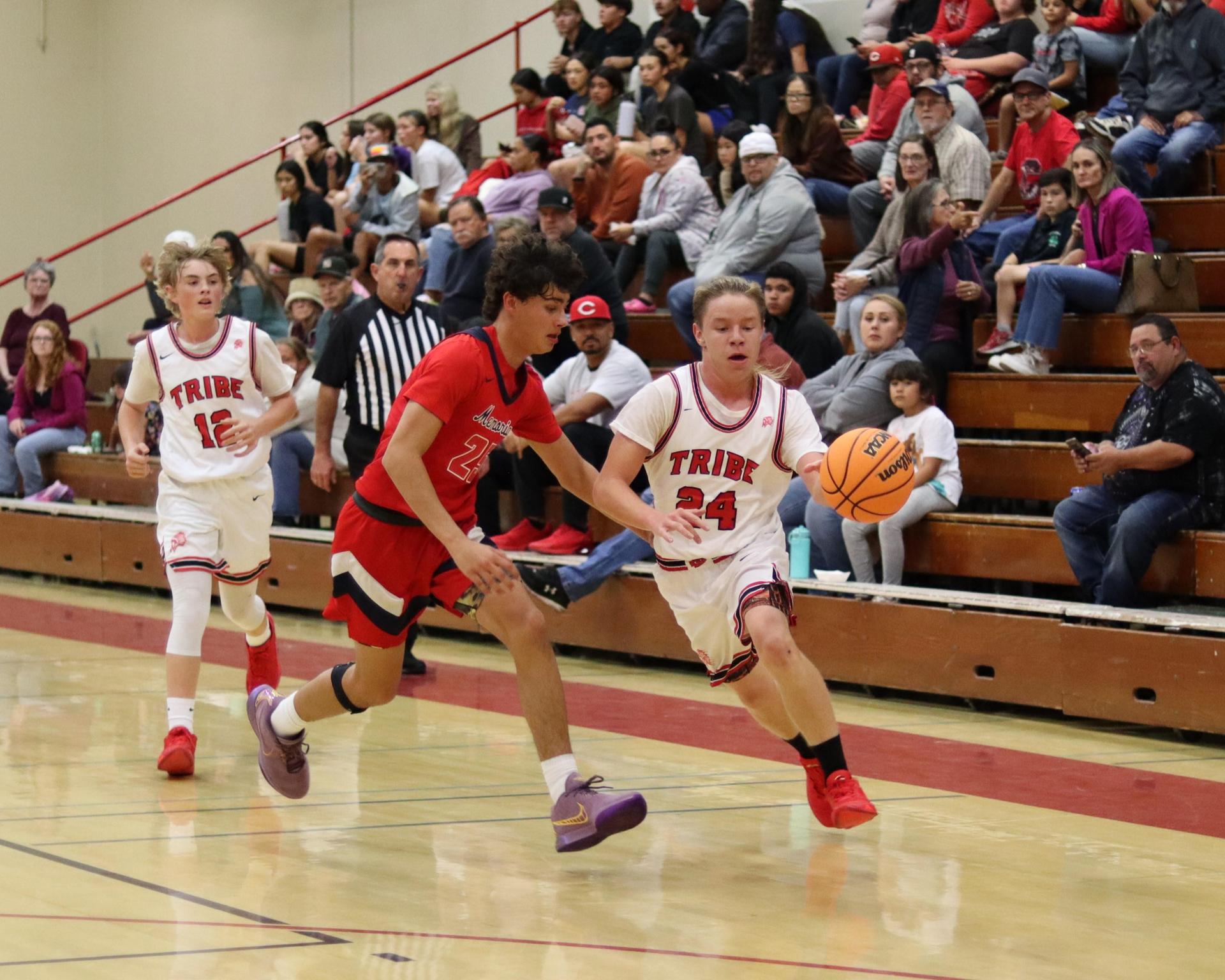 Junior Varisty boys playing against san joaquin memorial