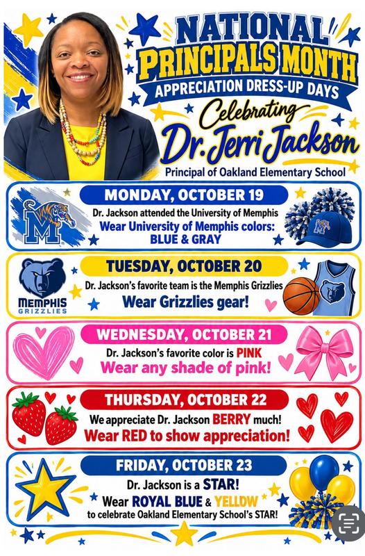 Principal Dr Jerri Jackson Appreciation Month!! Thumbnail Image
