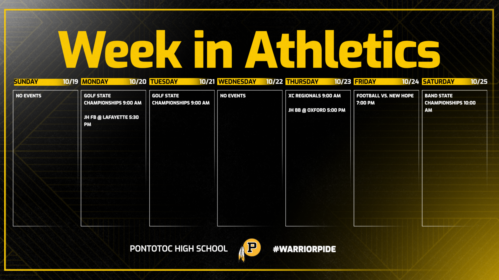 Week in Athletics 