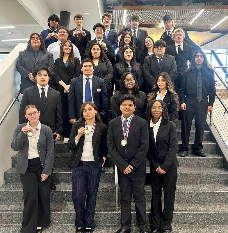 Temple HS business students at the BPA Regional Leadership Conference