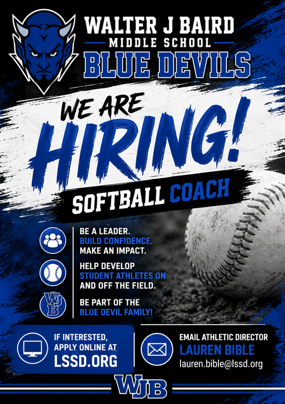 Hiring softball coach