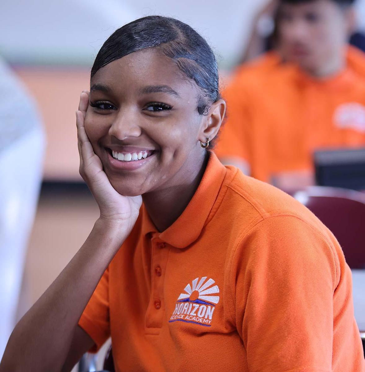 HSA Youngstown student in the classroom