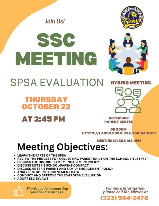 SSC Meeting