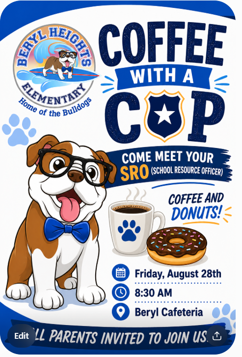 Coffee with a Cop- Meet Your SRO! Featured Photo