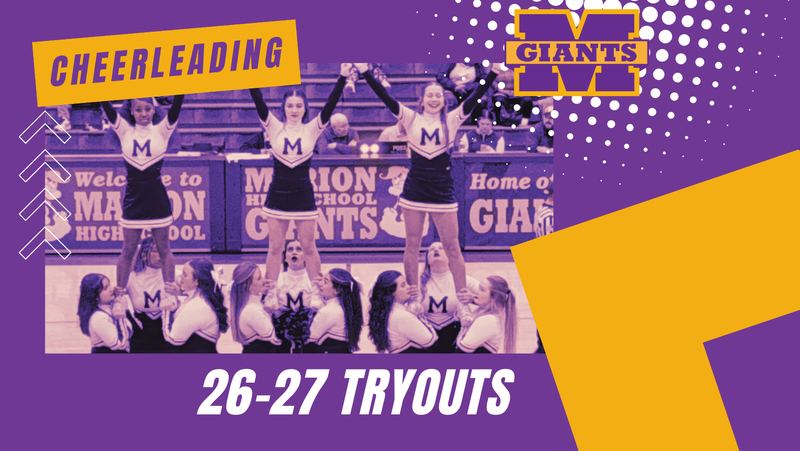 promo graphic - cheer tryouts 2026-27