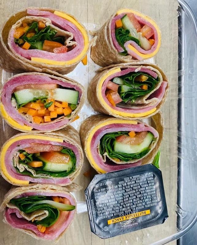 Lunch Ham Rolls Ups