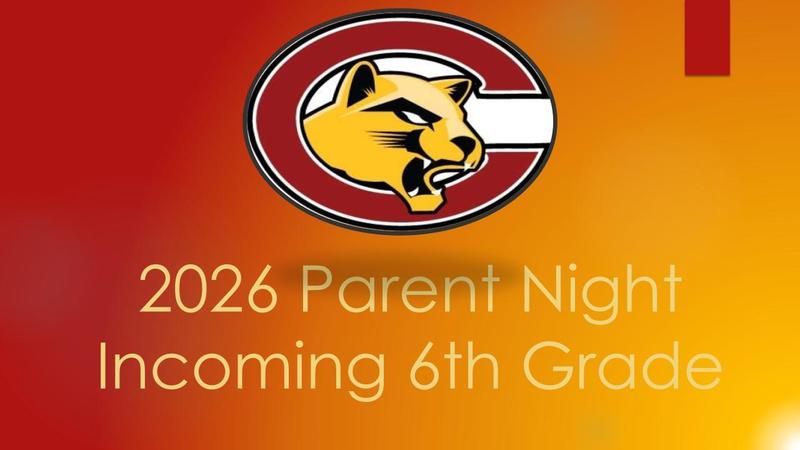 Icon for Slideshow Parent Night for Incoming 6th Graders