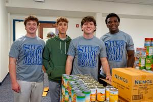 Superintendent Advisory students pose for a photo