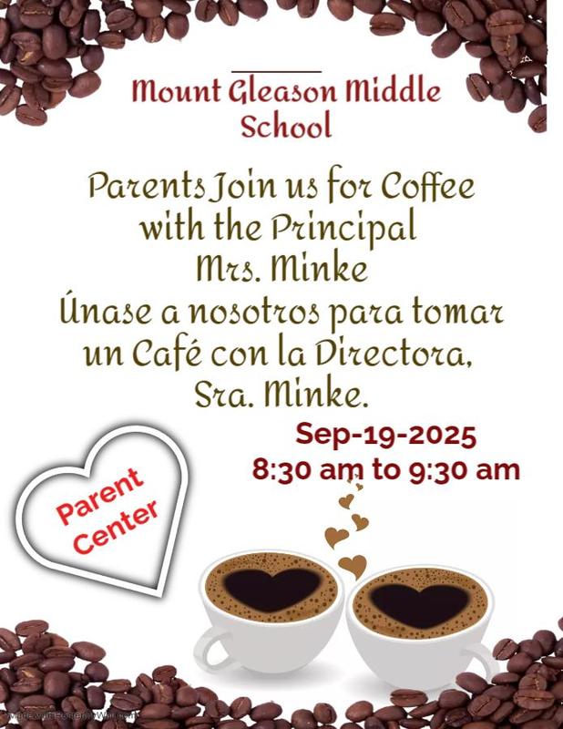 Coffee With the Principal Flyer