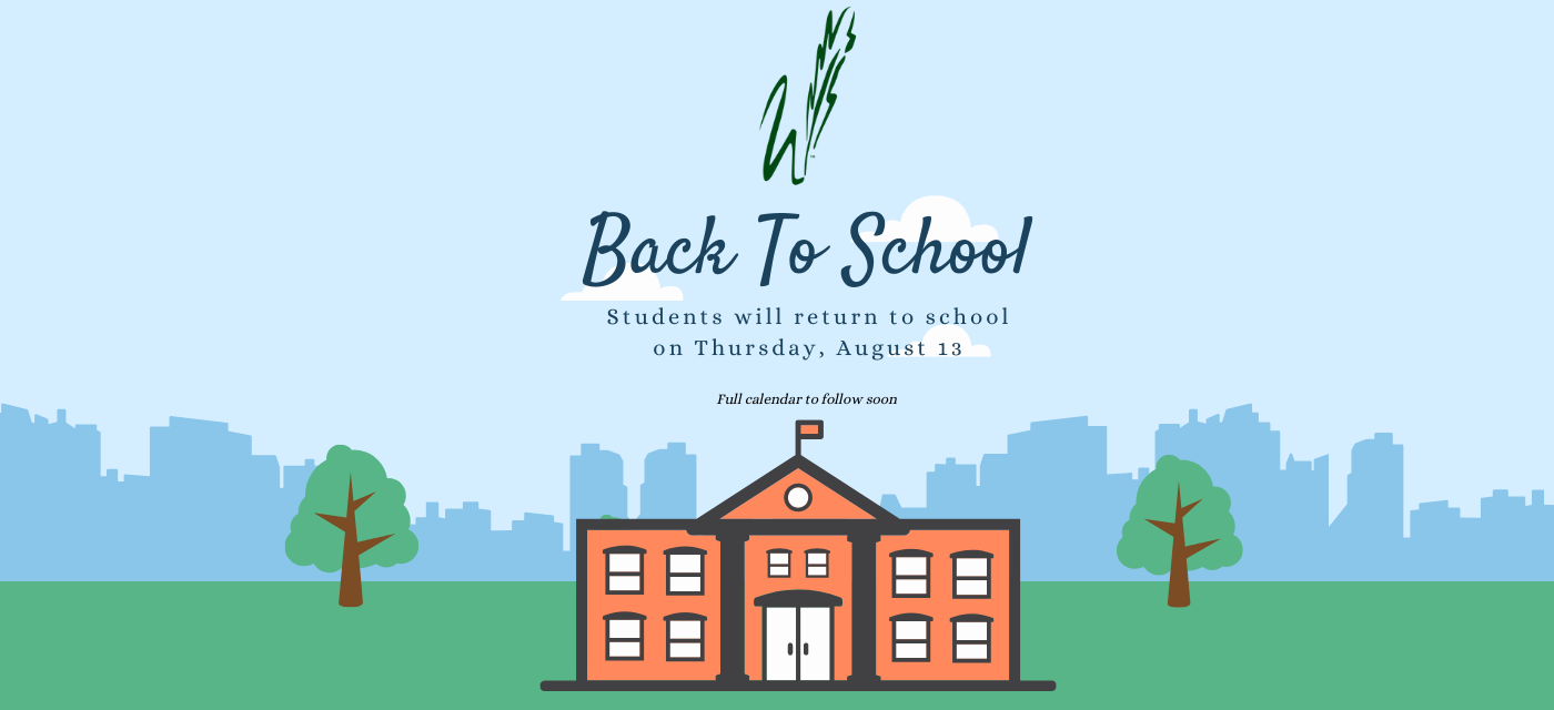 graphic describes back to school on August 13