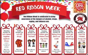 red ribbon activities flyer