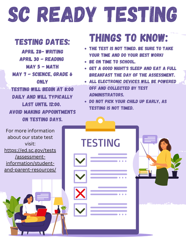 SC Ready Testing Dates & Information